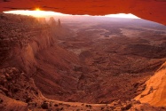 Mesa Arch at Sunrise, Canyonlands National Park,