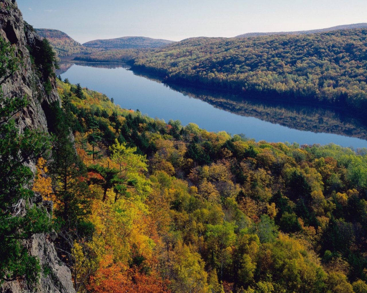 Lake of the Clouds, Porcupine Mountains, Michiga