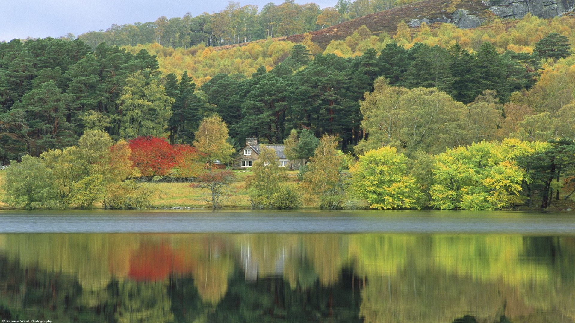 Tranquil Waters, Loch of Eileen, Scotland   1600